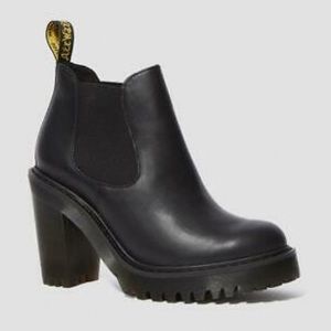 Dr. Marten’s Hurston Leather Heeled Boots